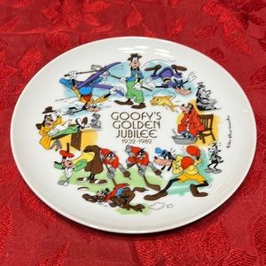 Goofy’s Golden Jubilee 1932-1982 collector plate  #705